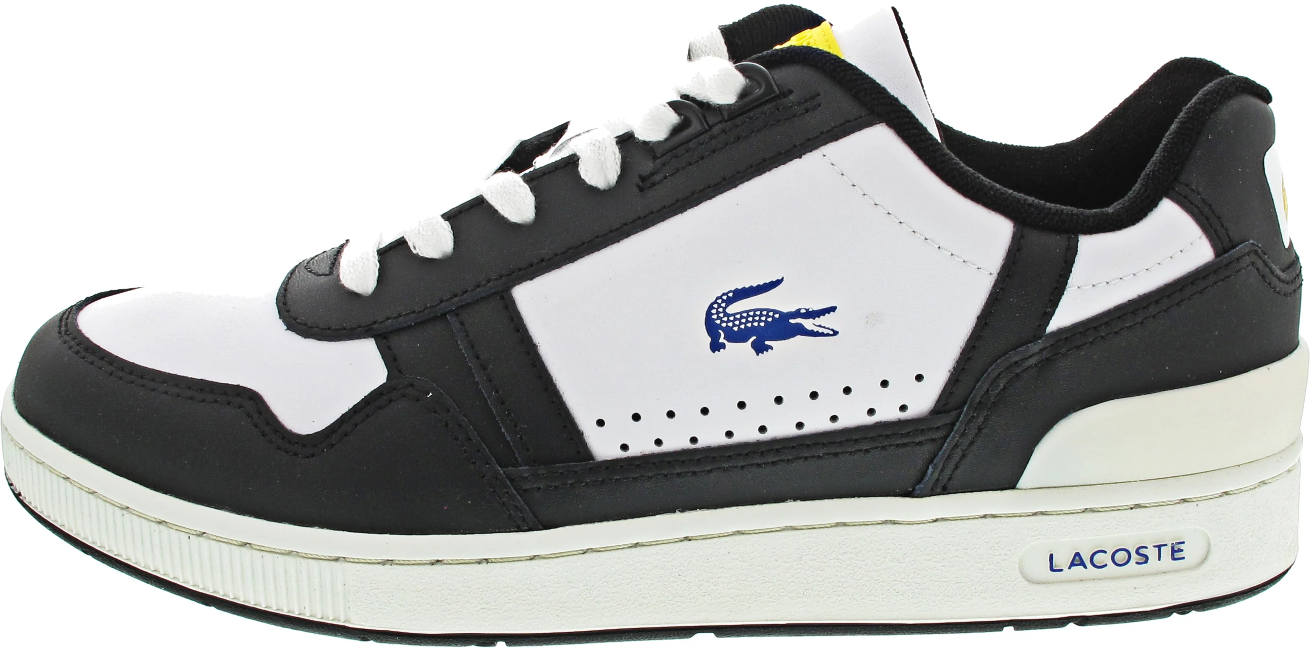 Lacoste T-Clip Leather Colour Con Sneaker Schwarz - Image 2