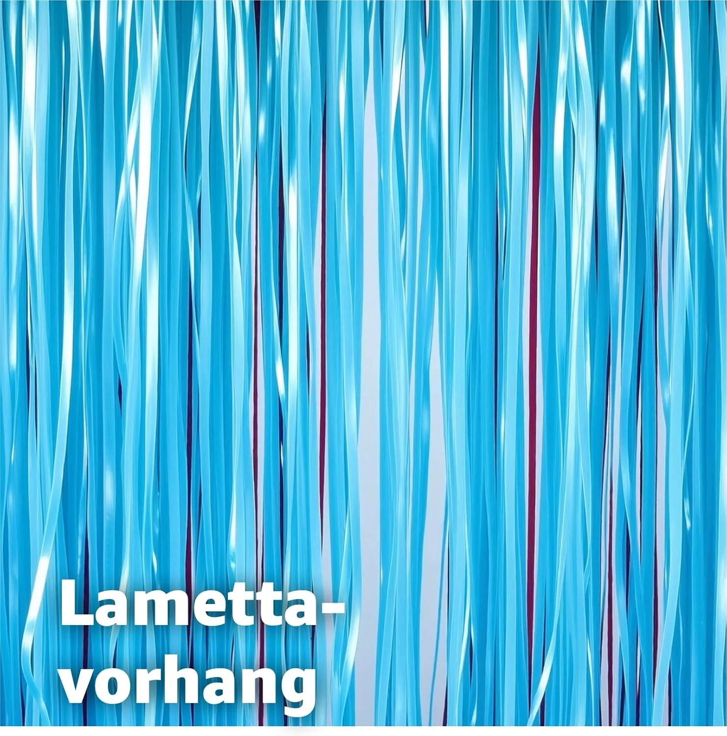 Lametta Vorhang bunt - 200 x 100 cm - Glitzervorhang für Türrahmen als Dekoration, Party, Hochzeit - Image 8