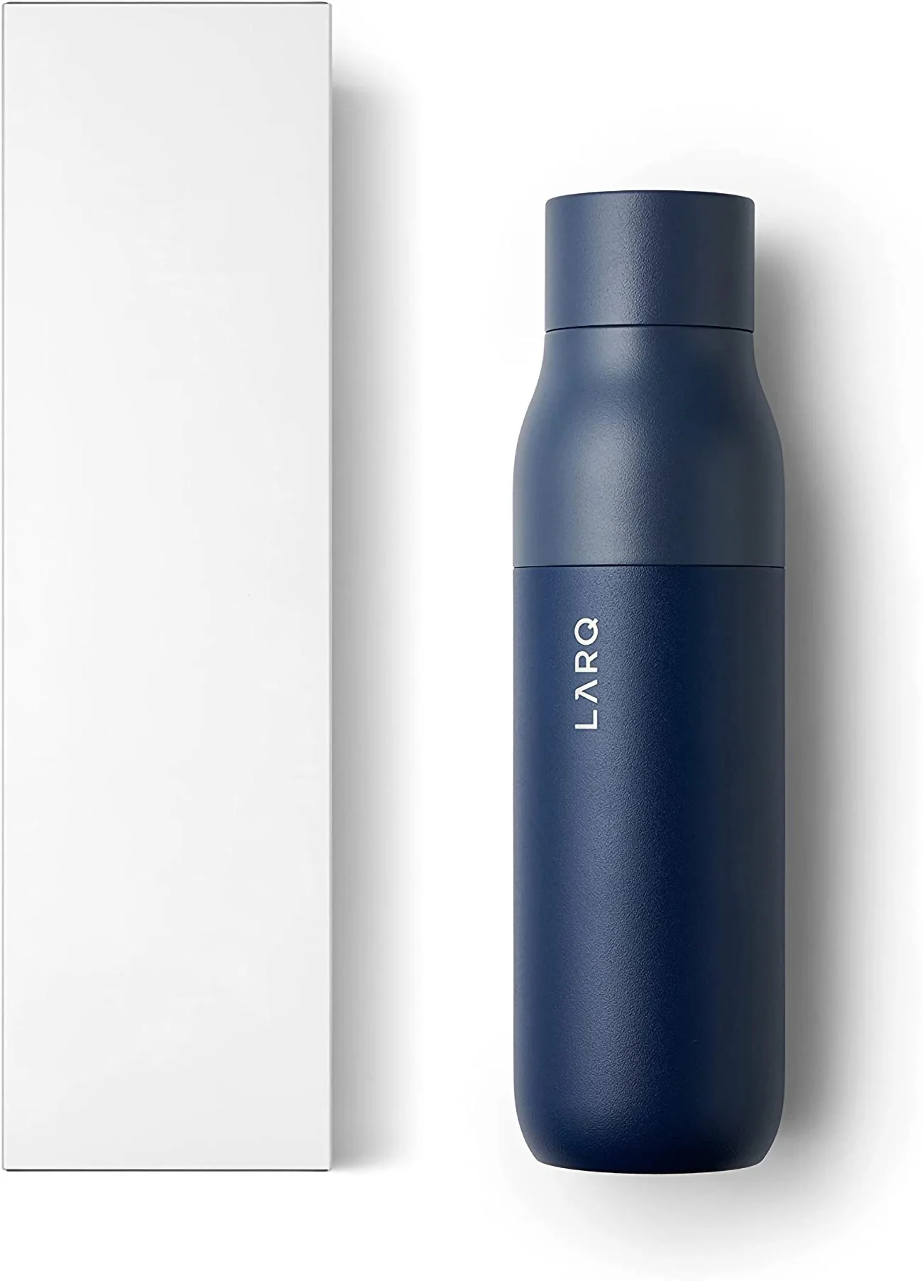 LARQ Bottle Non-PureVis 740ml Trinkflasche Blau - 8/18 Edelstahl, Isoliert - Image 4