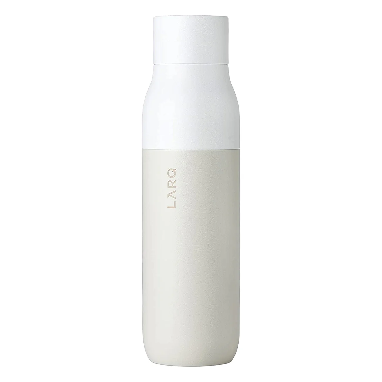 LARQ Bottle Non-PureVis 740ml Trinkflasche Weiß - 8/18 Edelstahl, Isoliert