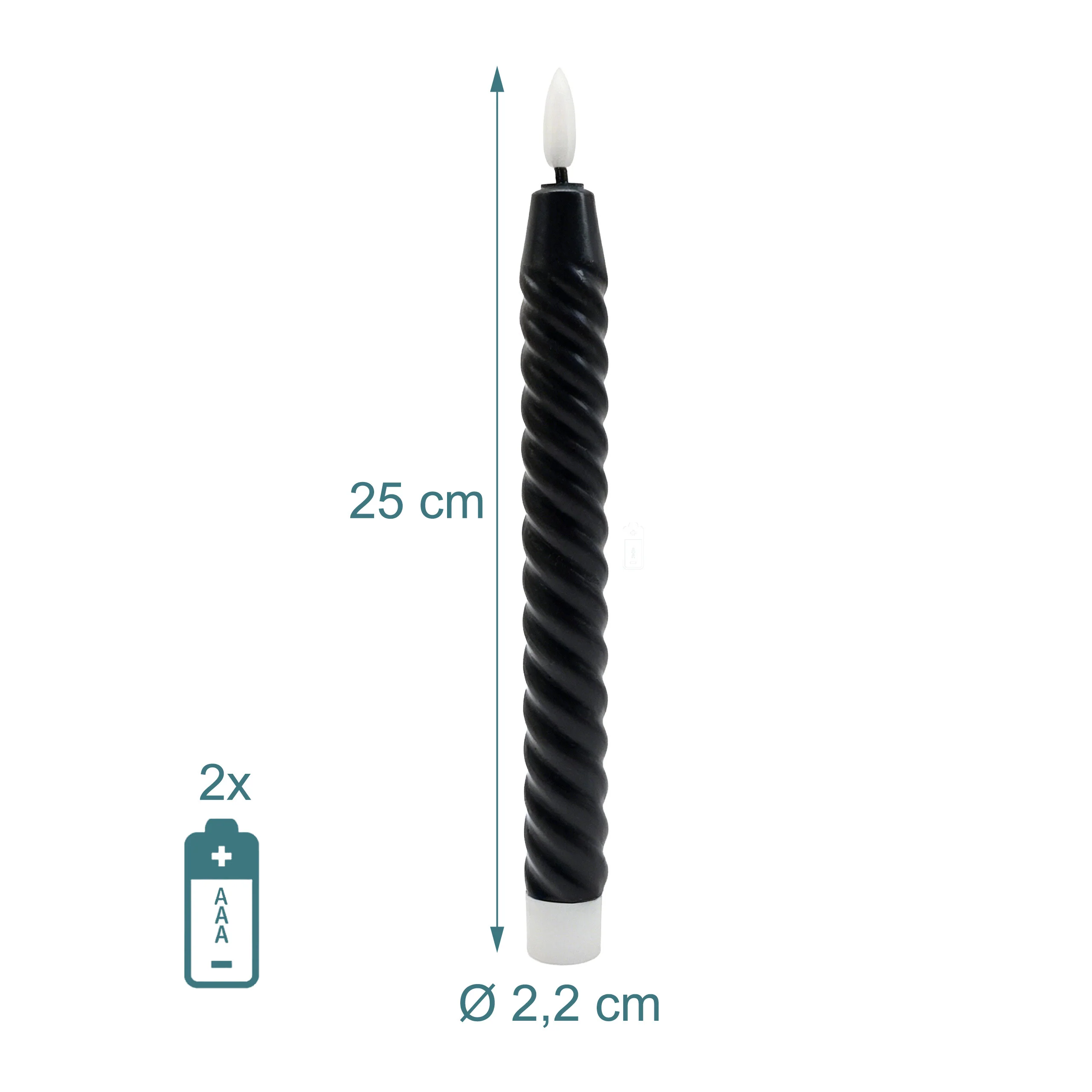 LED Stabkerzen 6er Set - Image 10