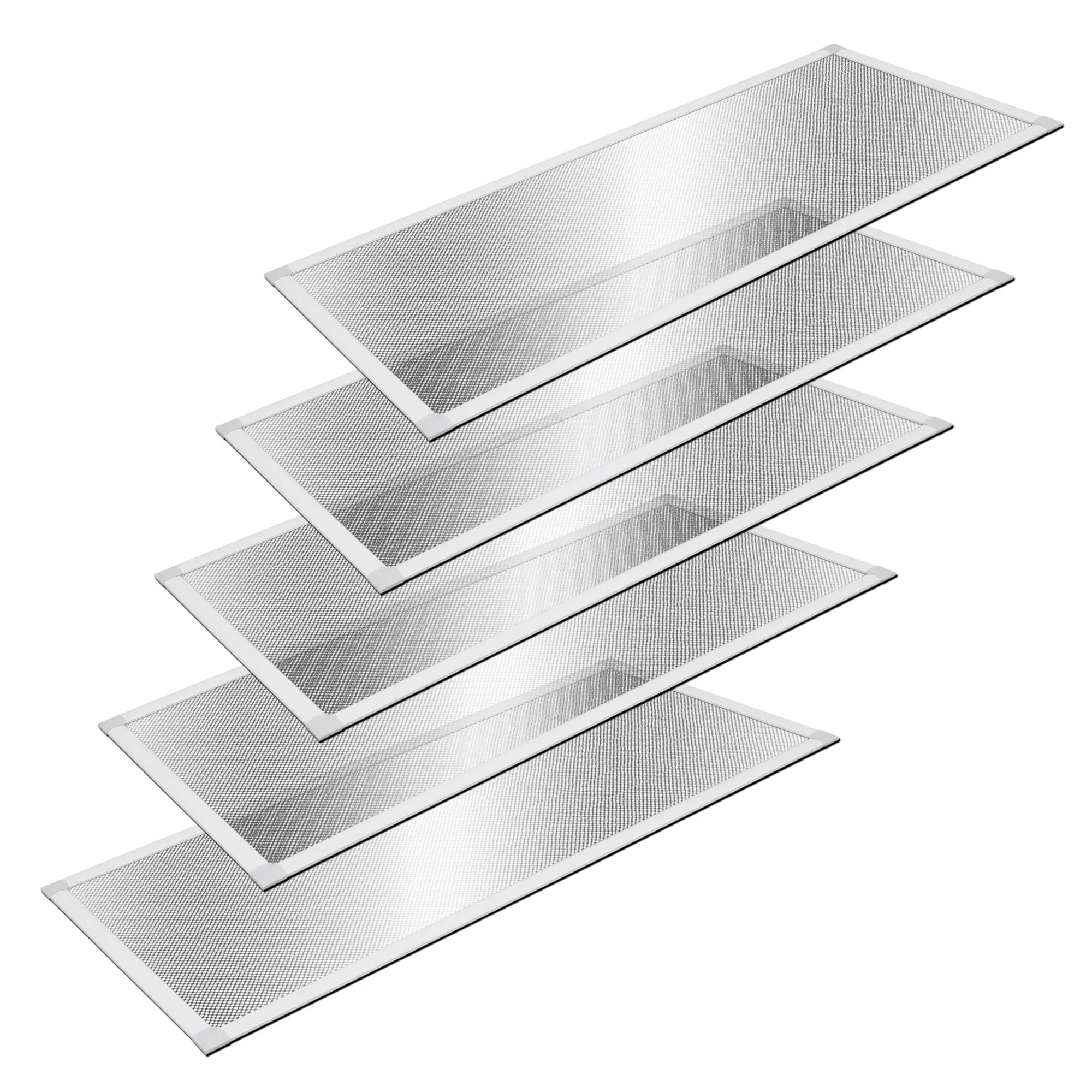 Lichtschachtabdeckung 50x115 cm mit Gitter aus Aluminium