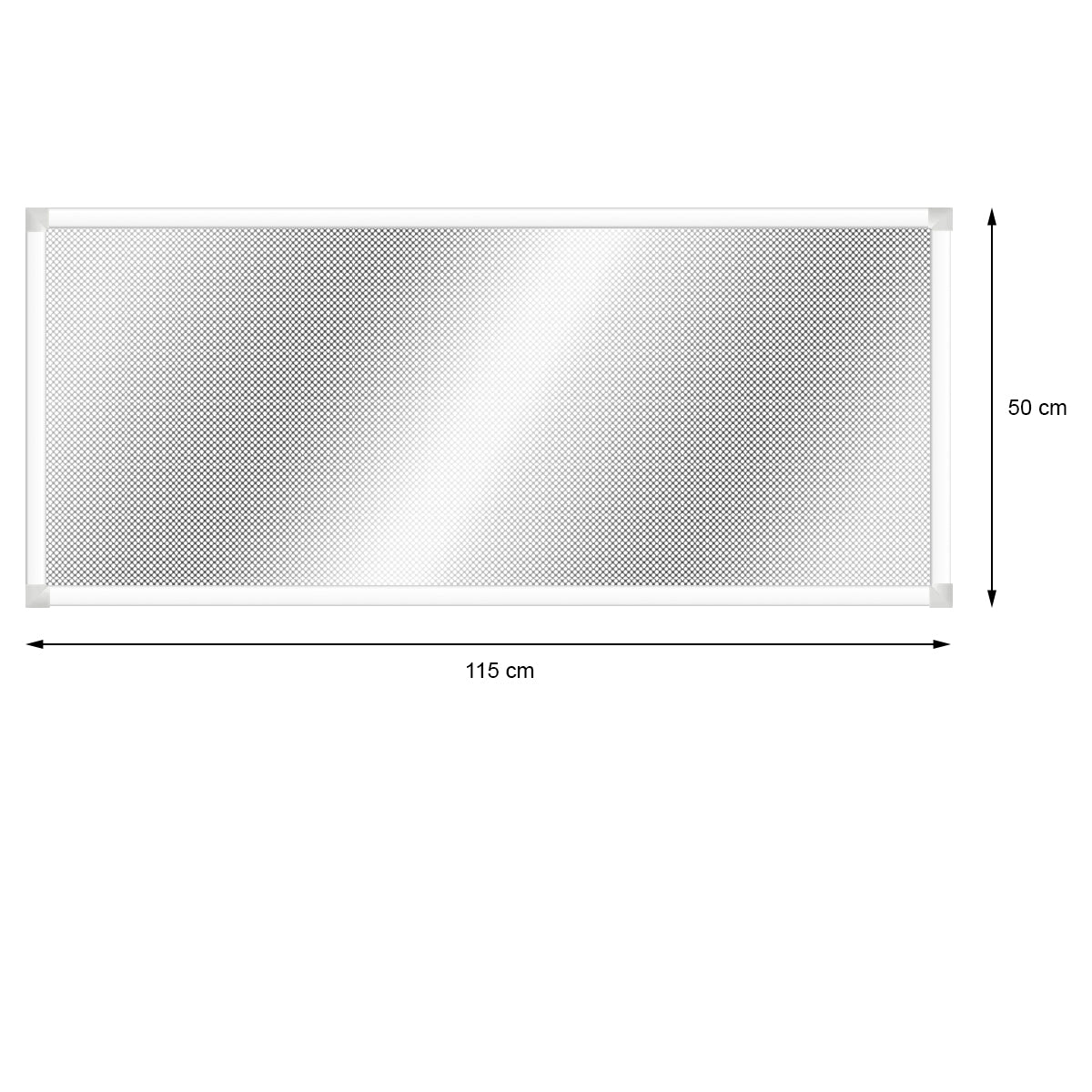 Lichtschachtabdeckung 50x115 cm mit Gitter aus Aluminium - Image 6