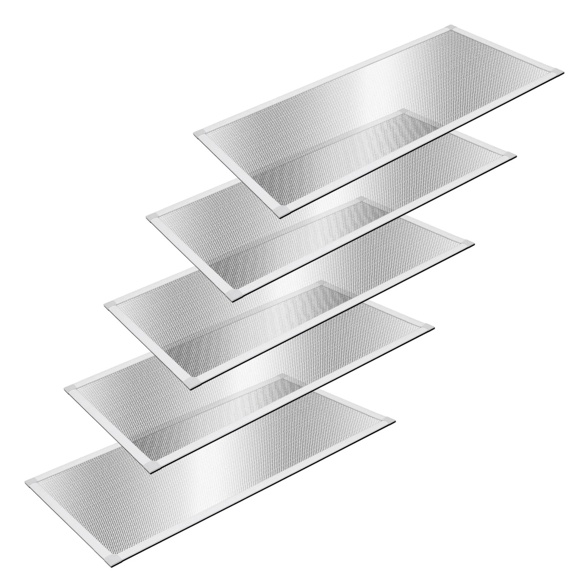 Lichtschachtabdeckung 60x115 cm mit Gitter aus Aluminium