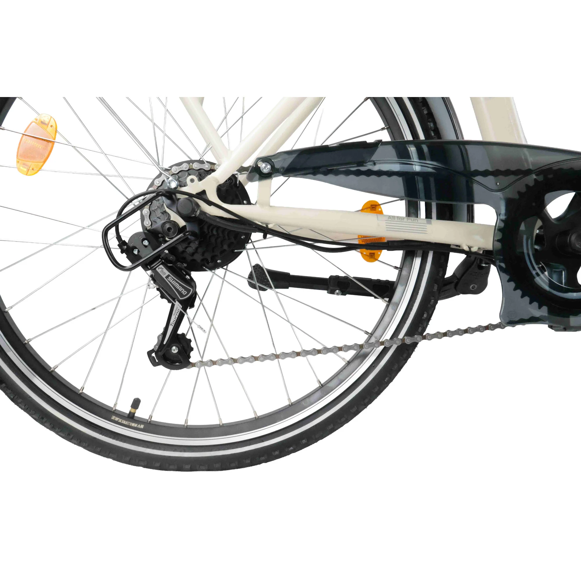 LLOBE CITY E-BIKE 26" MANDO, BEIGE - Image 9