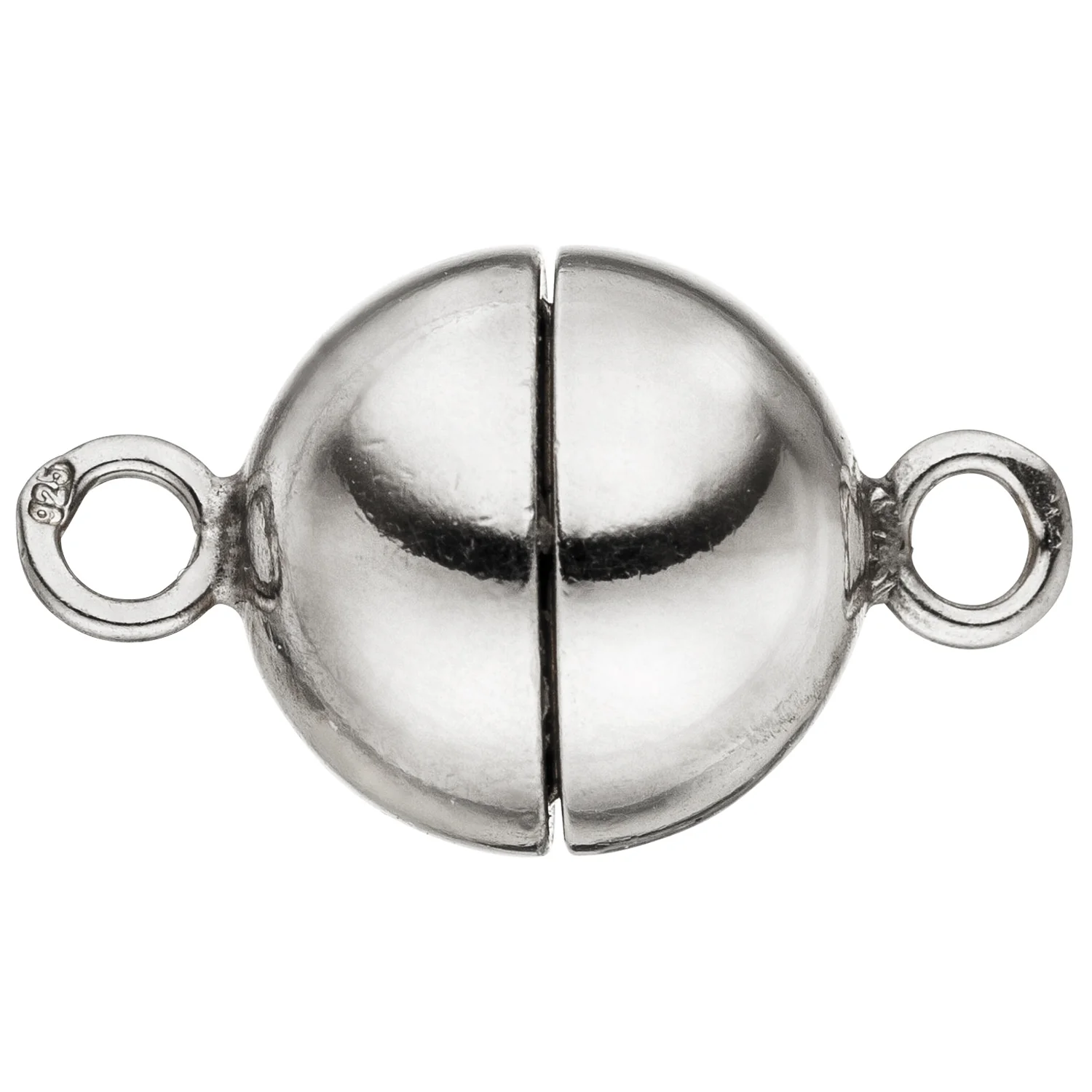 Magnet-Schließe aus 925 Sterling Silber Verschluss für Perlenketten - Image 2