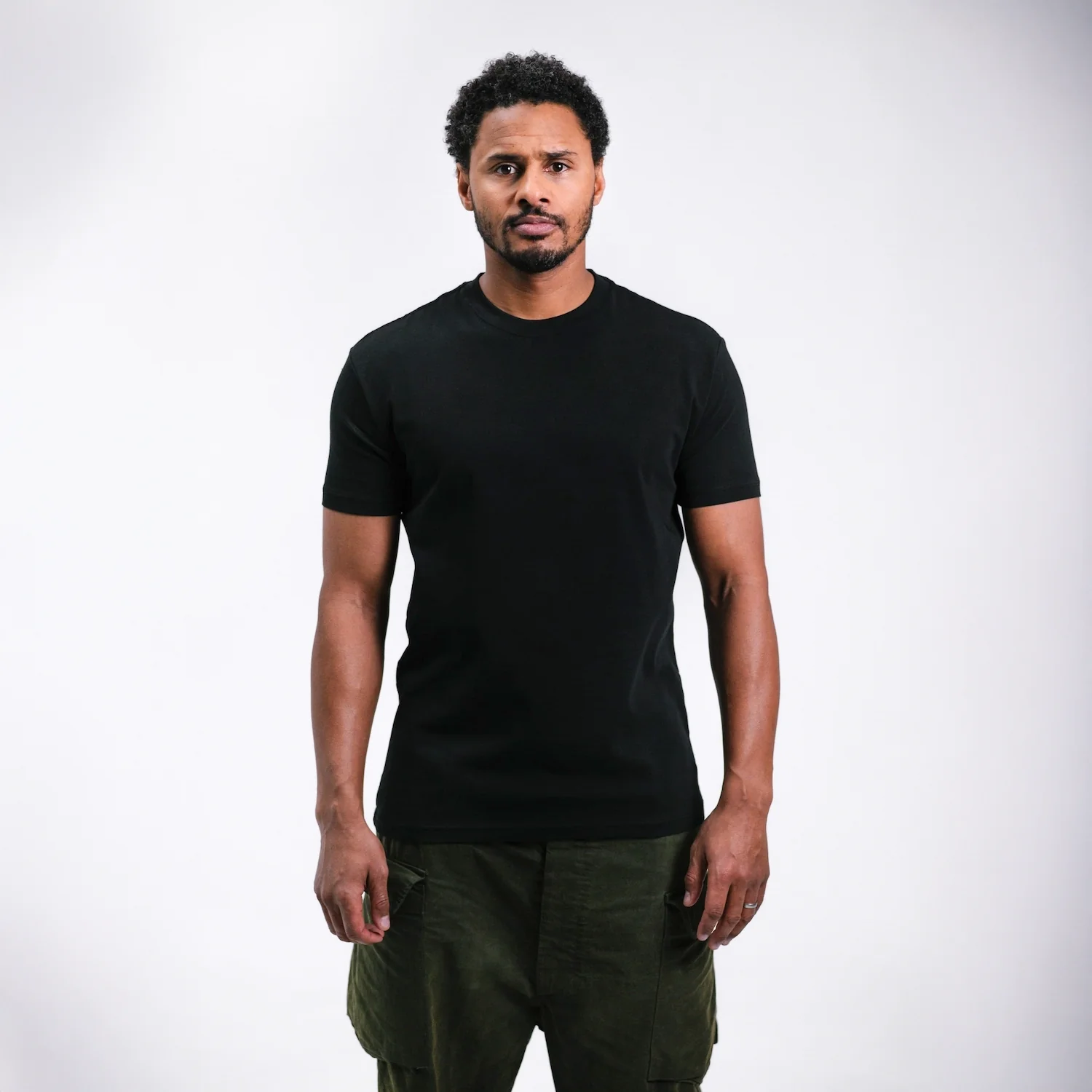 Men's Essentials Black Shirt 3-Pack - Image 9