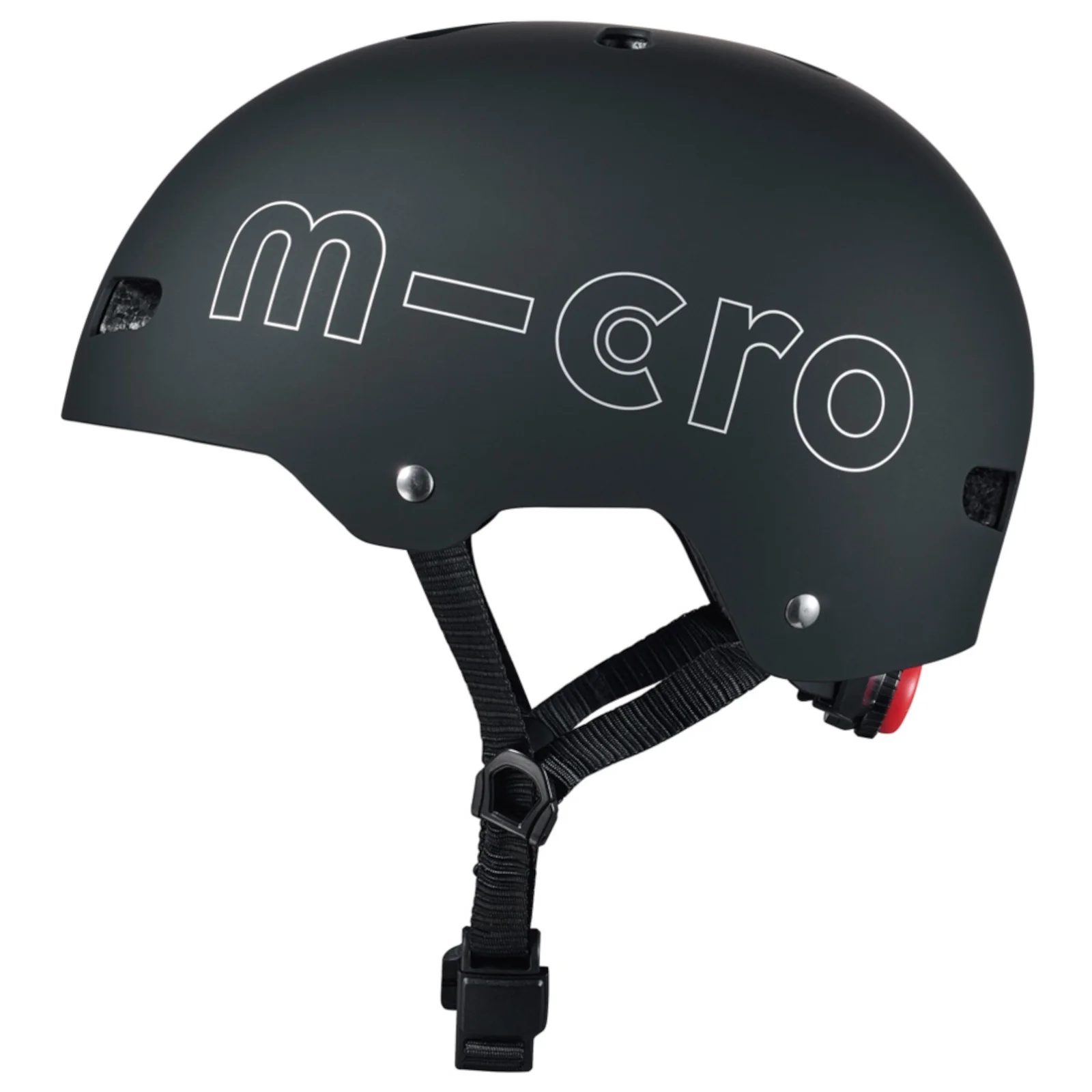 Micro Kinder Jugend Skater Helm Schwarz - Image 4