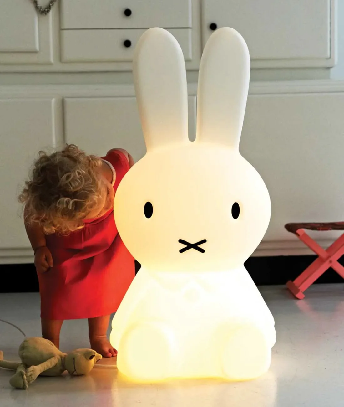 Miffy XL LED-Kinderlampe dimmbar – Tischleuchte als Dekoration, Weiß - Image 6