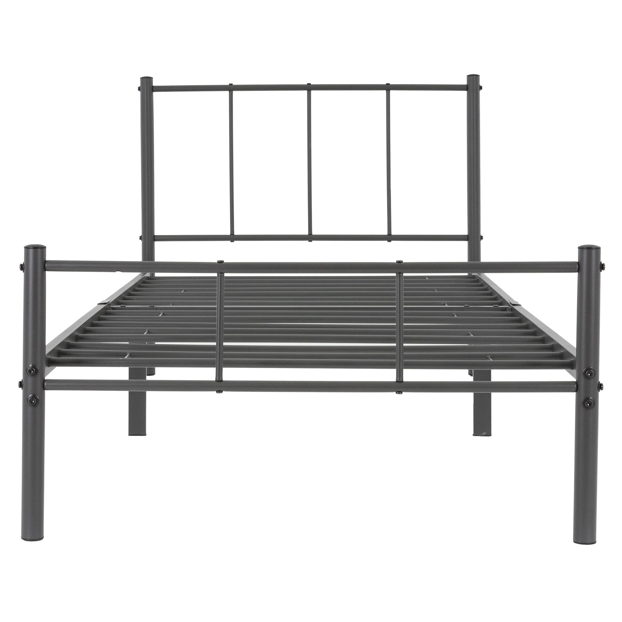 ML-Design Metallbett anthrazit, 90x200 cm, aus Stahlrahmen pulverbeschichtet - Image 2