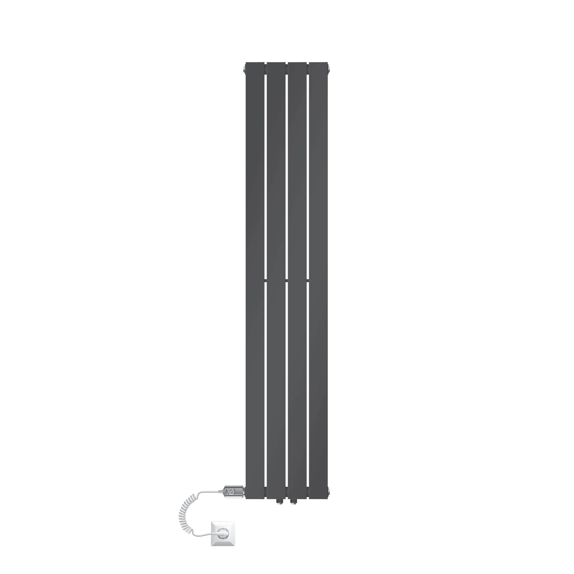 ML-Design Paneelheizkörper Doppellagig 1600x300 mm Anthrazit mit Heizstab 900W