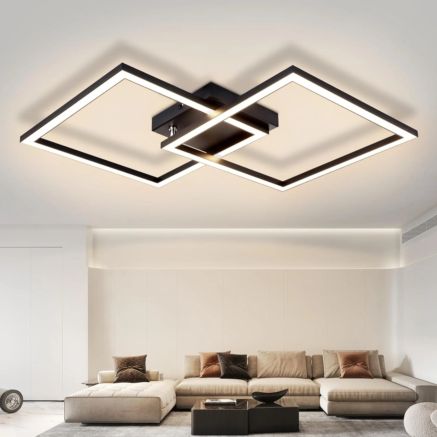 Moderne 24w LED Deckenleuchte mit 2 Flammen - Warmweiß Küchenbeleuchtung - Image 3