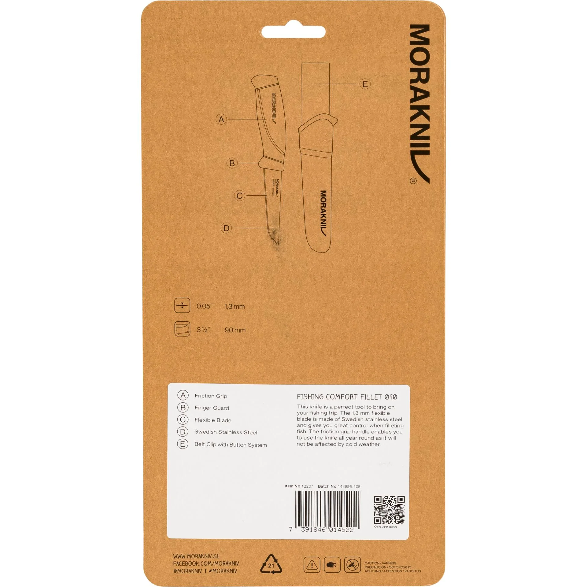 Morakniv Anglermesser Fillet Fishing Comfort 090 - Image 2