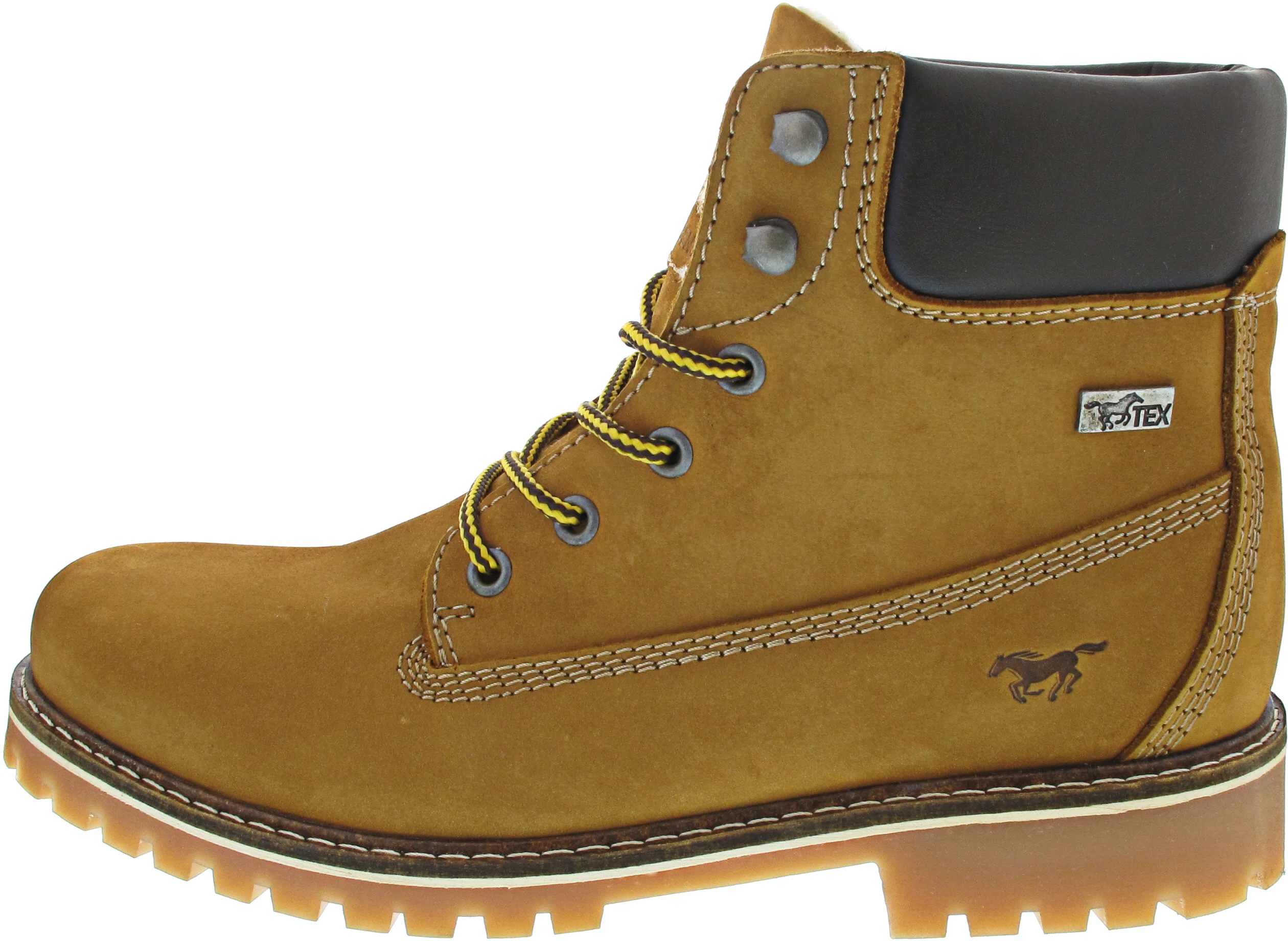 Mustang Schnürstiefel Beige - Image 3
