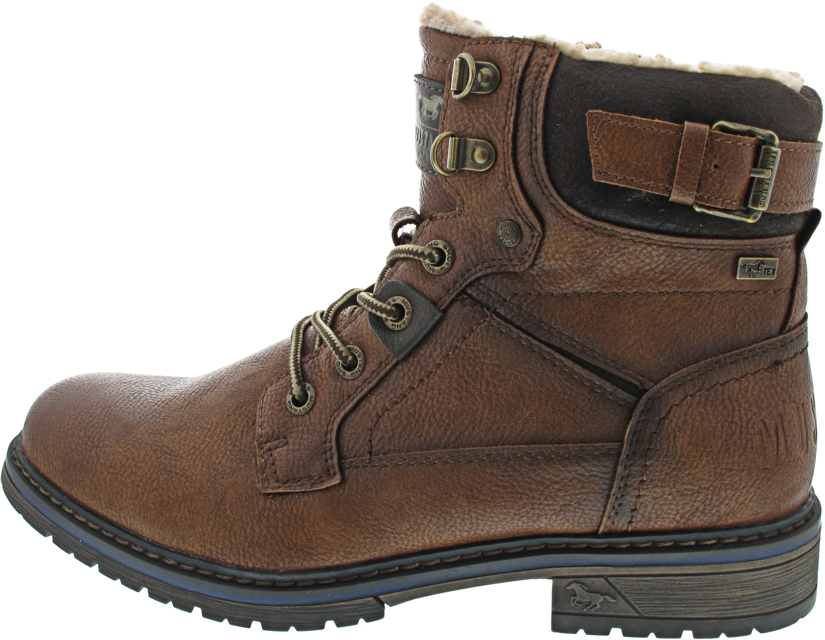 Mustang Schnürstiefel Braun