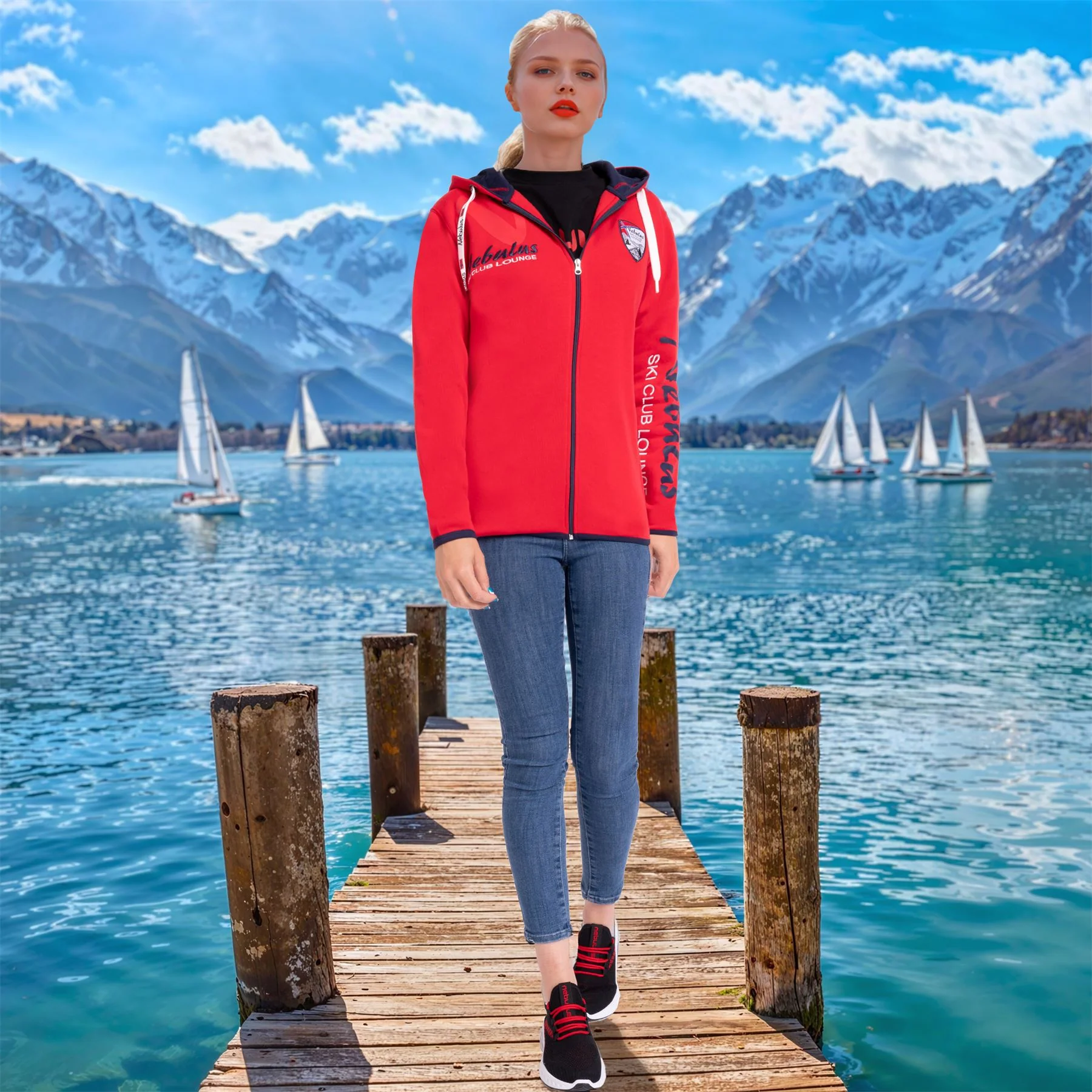 Nebulus Sweatjacke CLUBLOUNGE - Image 50