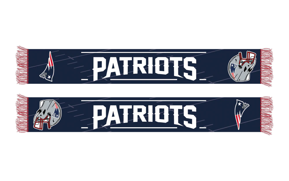 New England Patriots HD Knitted Jaquard Scarf 145x20cm