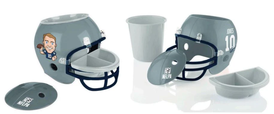 New England Patriots Snack Helmet "JONES"