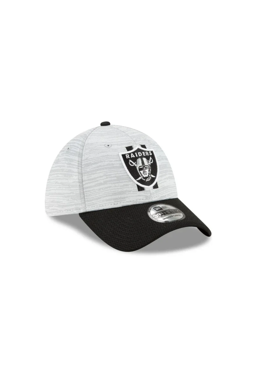 New Era -NFL- Las Vegas Raiders Training 2021 Grey 39Thirty Stretch Cap Grau L-XL - Image 3