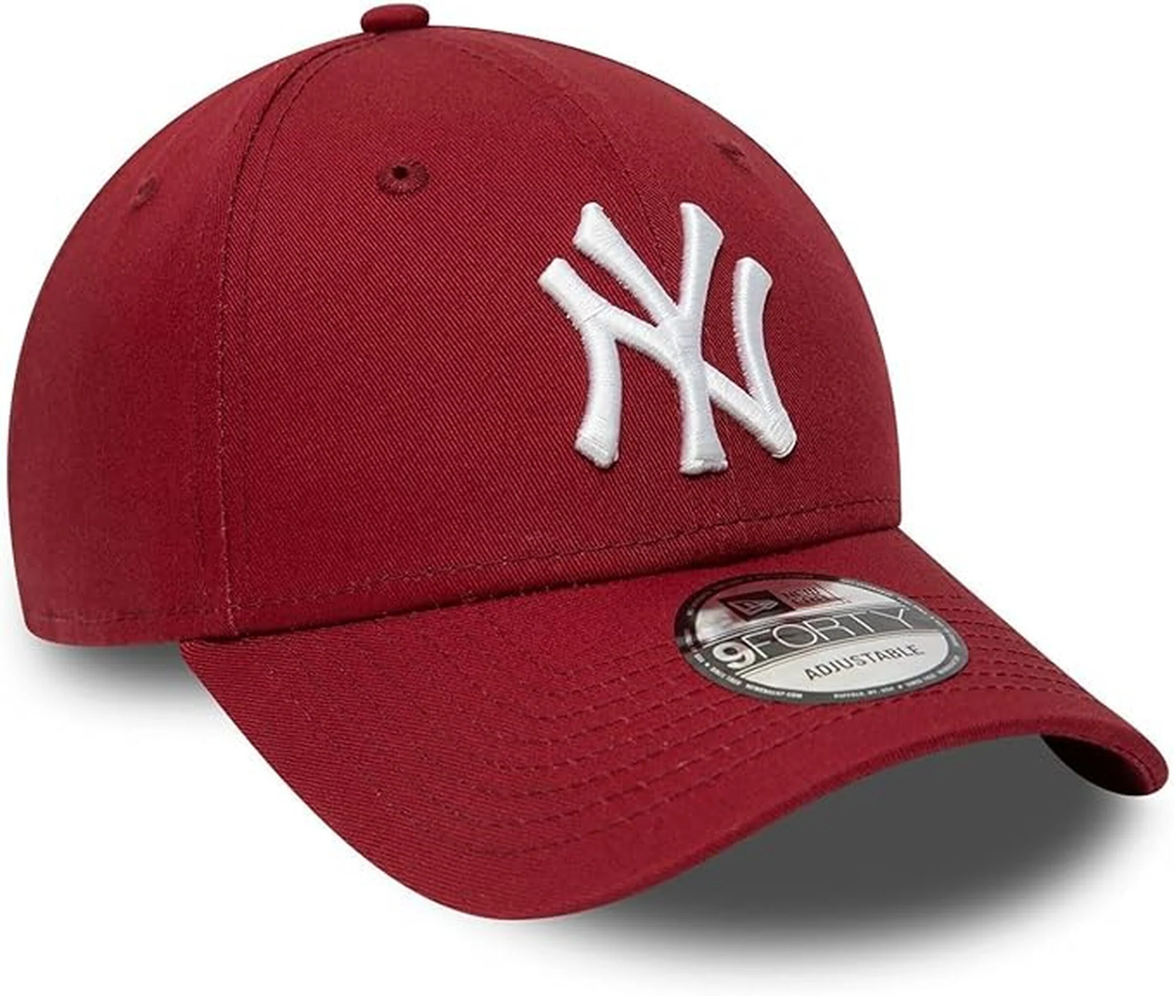 New York Yankees Essential 9FORTY verstellbare New Era Cap - bordeaux - Image 3