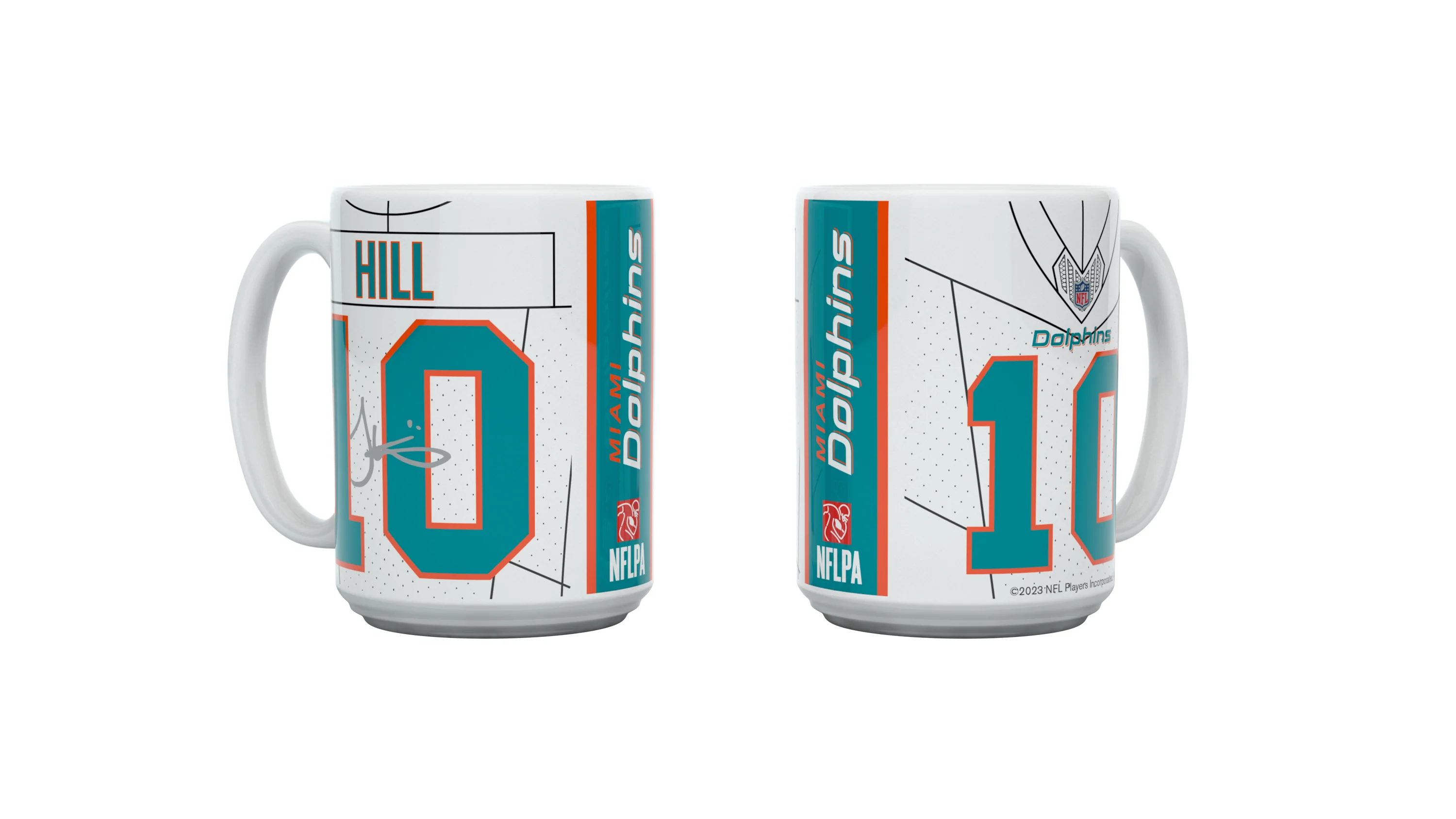 NFLPA HILL - Dolphins "JERSEY" Mug 450ml