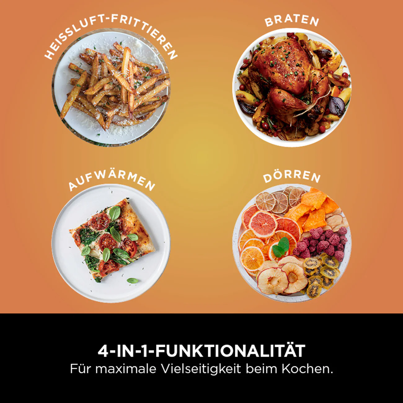 Ninja AF140EUCM Heißluftfritteuse rot, 4 Funktionen, 4,7 l Antihaftkorb - Image 3