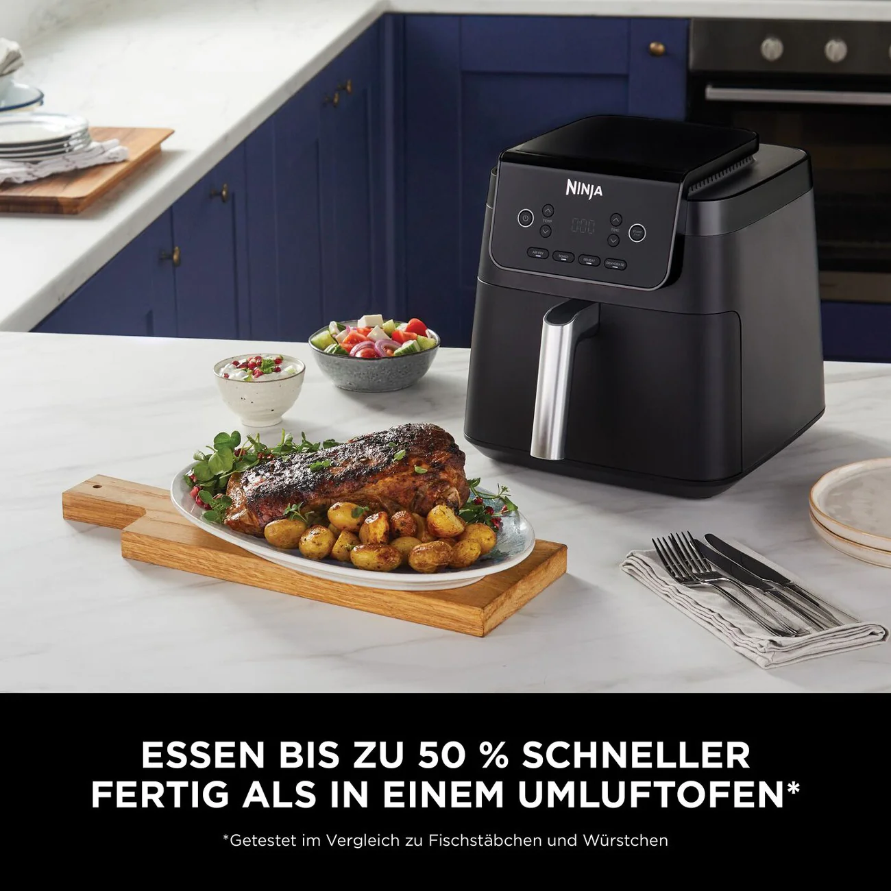 Ninja AF170EU Heißluftfritteuse schwarz 6.2 L Spülmaschinenfestes Zubehör - Image 5