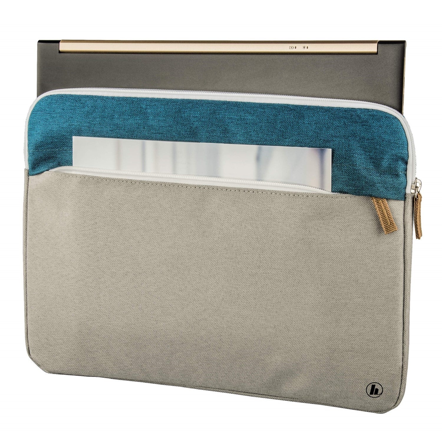Notebook-Sleeve Florenz Petrol/Grau 13,3" bis 14,4" - Image 3