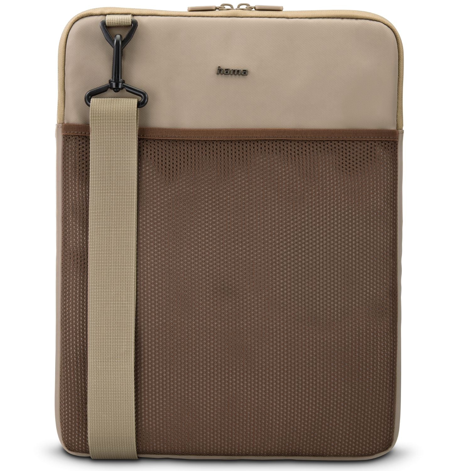 Notebook-Tasche To Go Beige/Grün 13,3" bis 14,2"