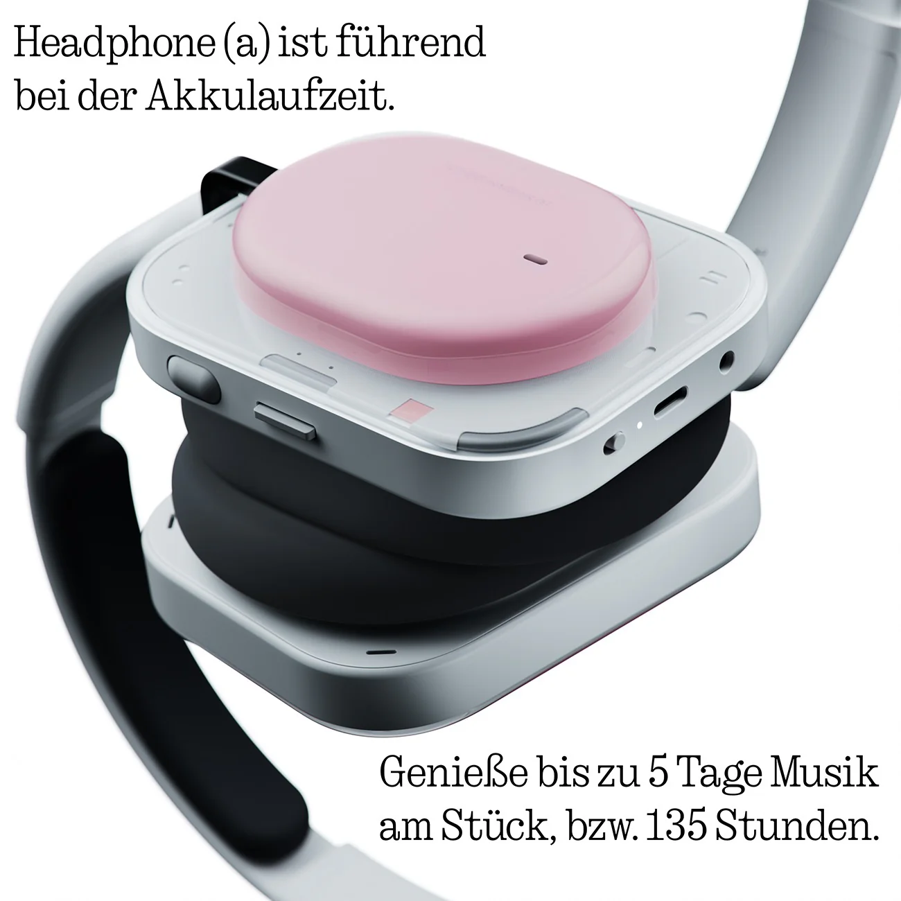 Nothing Headphone (a) pink Over-Ear-Kopfhörer 135 h Akku kraftvoller Sound - Image 10