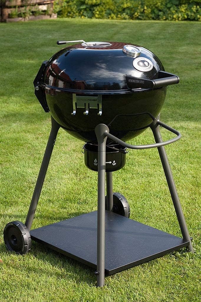 Outdoorchef Kensington 570 C Holzkohlegrill Ø54 cm Grillparty Mobil Klappbar Kugelgrill Grill - Image 4