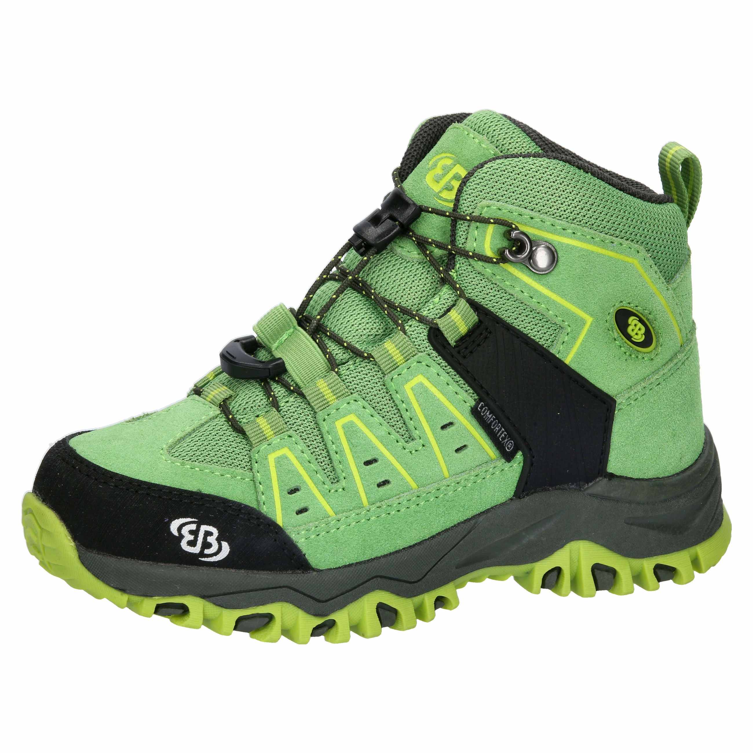 Outdoorschuh Jungen Schnellschnürsystem wasserdicht grün Brütting Mount Pinos Kids High - Image 10