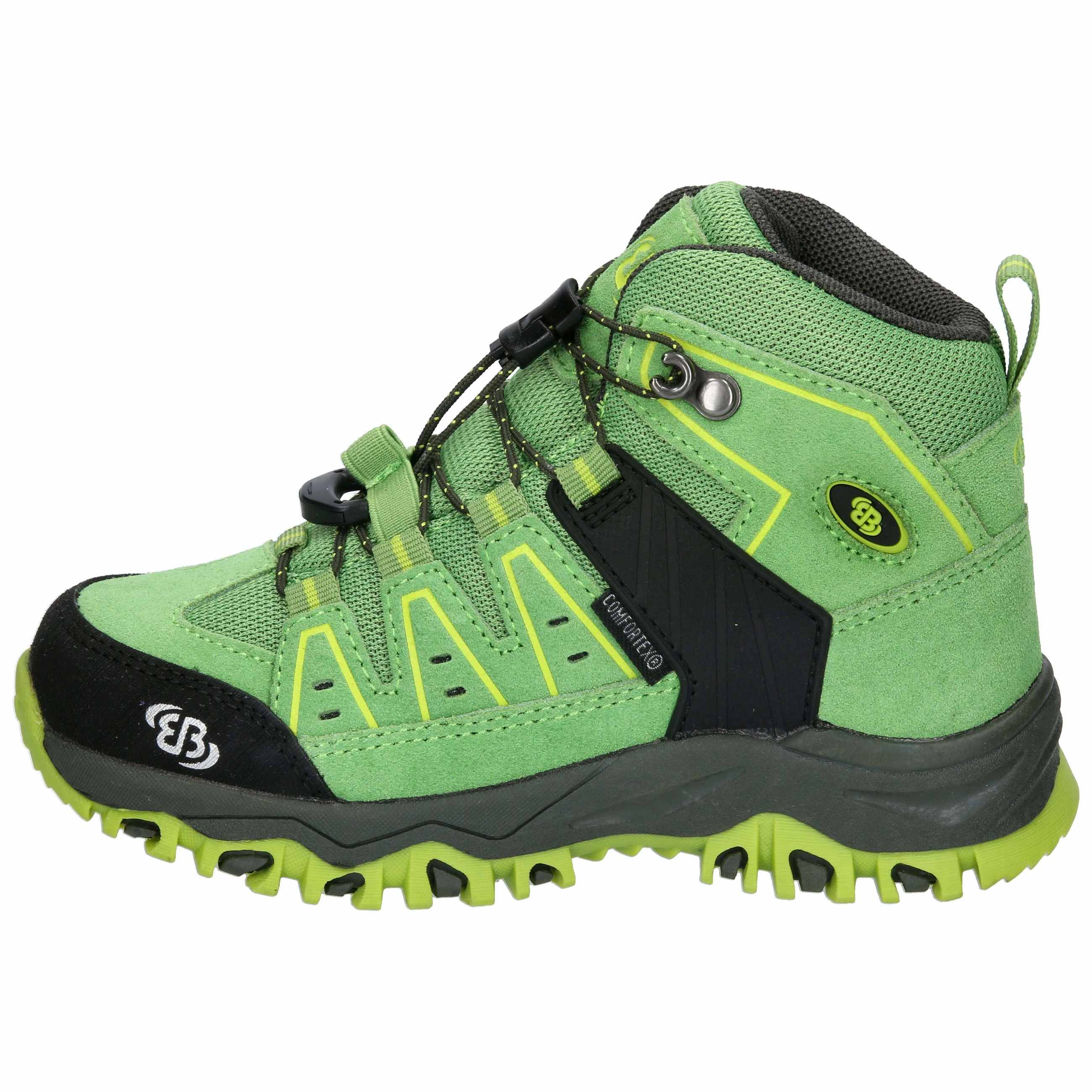 Outdoorschuh Jungen Schnellschnürsystem wasserdicht grün Brütting Mount Pinos Kids High - Image 42