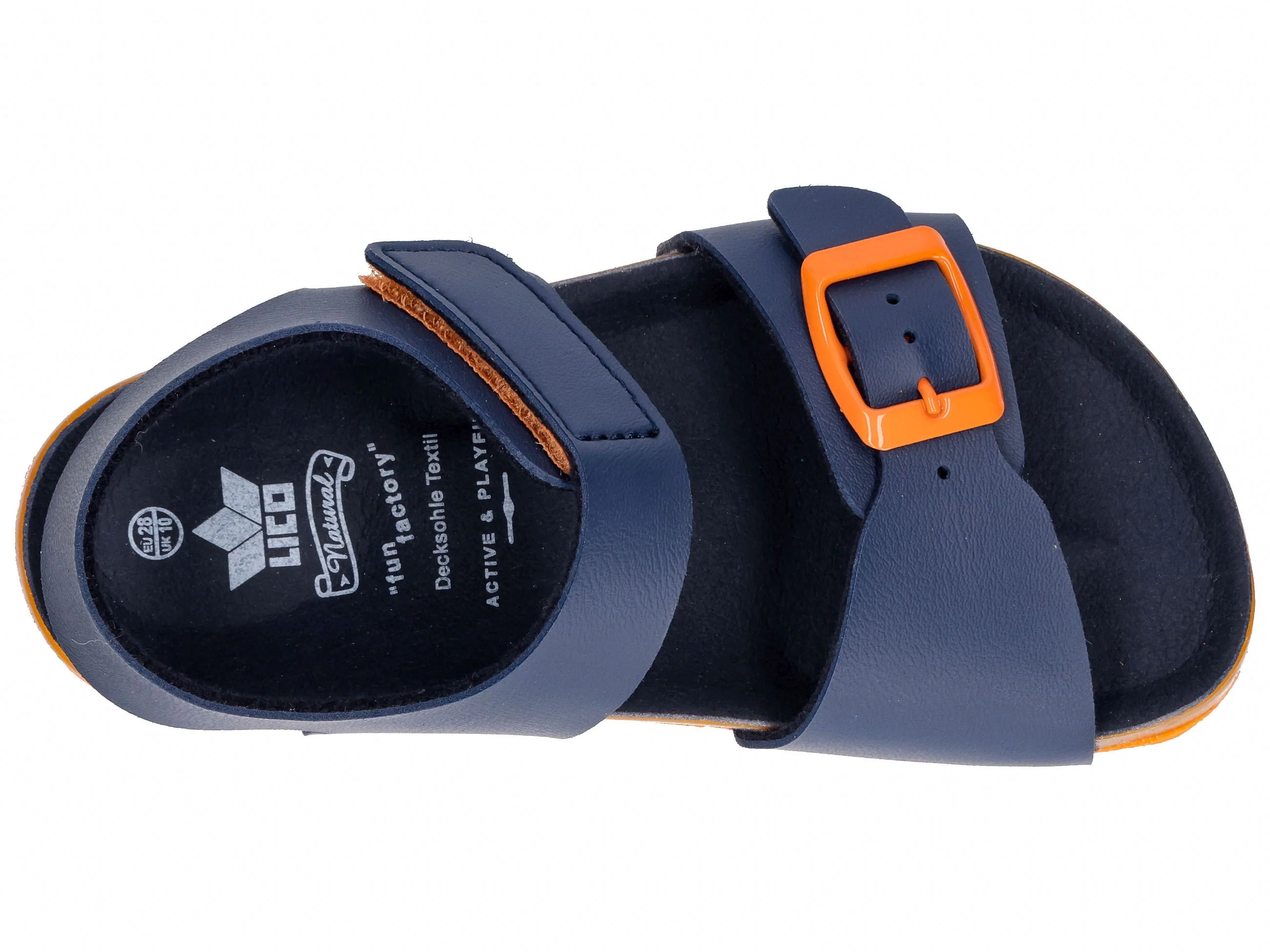 Pantolette Jungen Schnallen blau LICO Bioline Master - Image 75