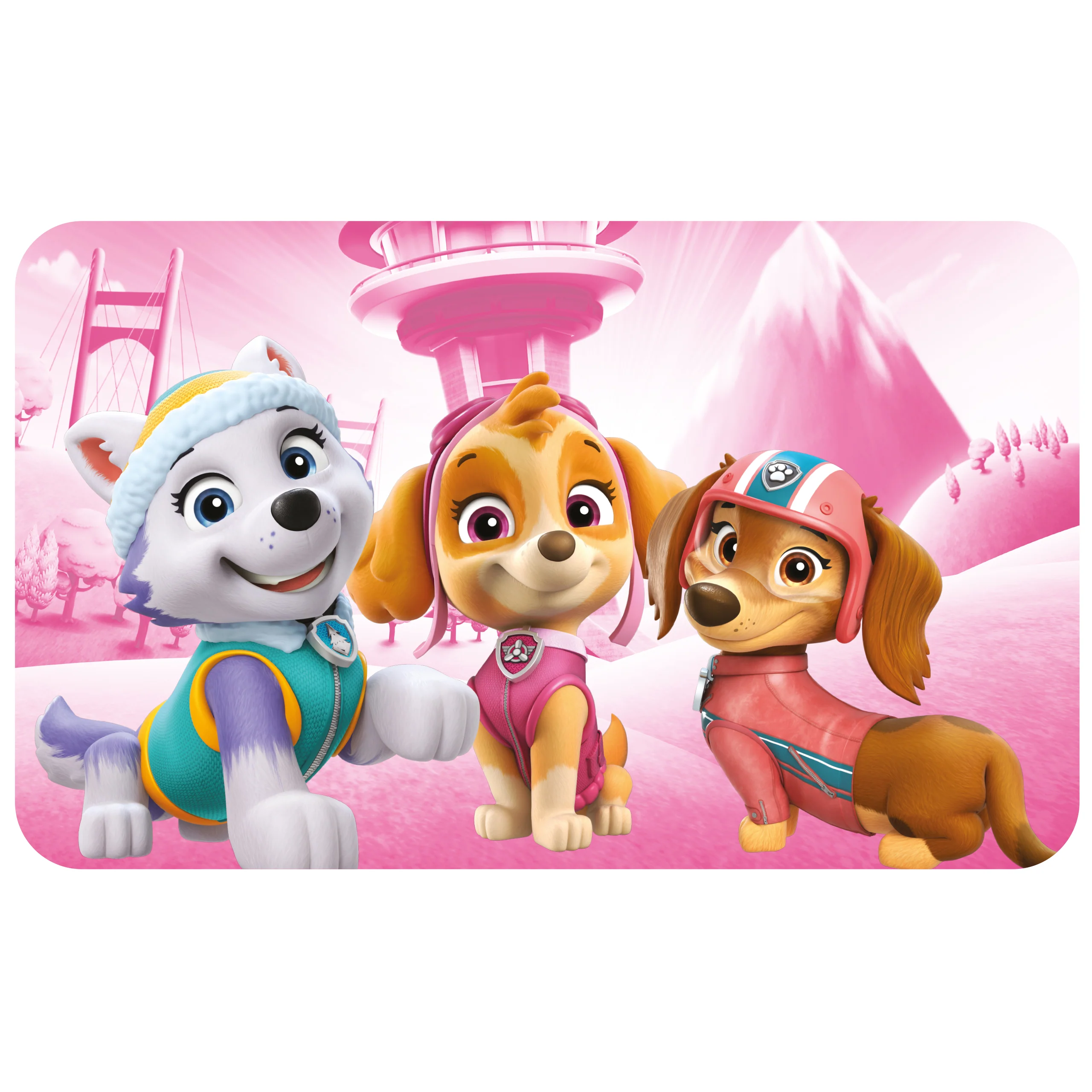 Paw Patrol Brotdose - Paw Girl - Lunchbox Butterbrotdose mit Trennwand Pink - Image 2