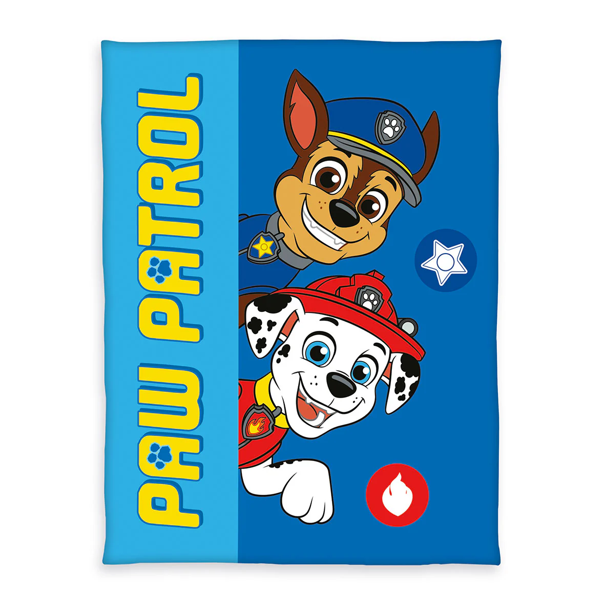Paw Patrol Fleecedecke - Chase & Marshall