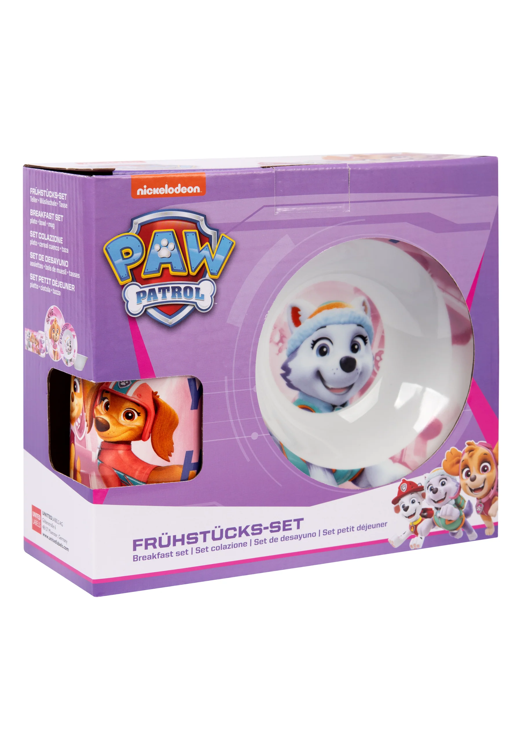 Paw Patrol Frühstücksset für Kinder - Geschirr Set 3-teilig aus Porzellan - Image 6