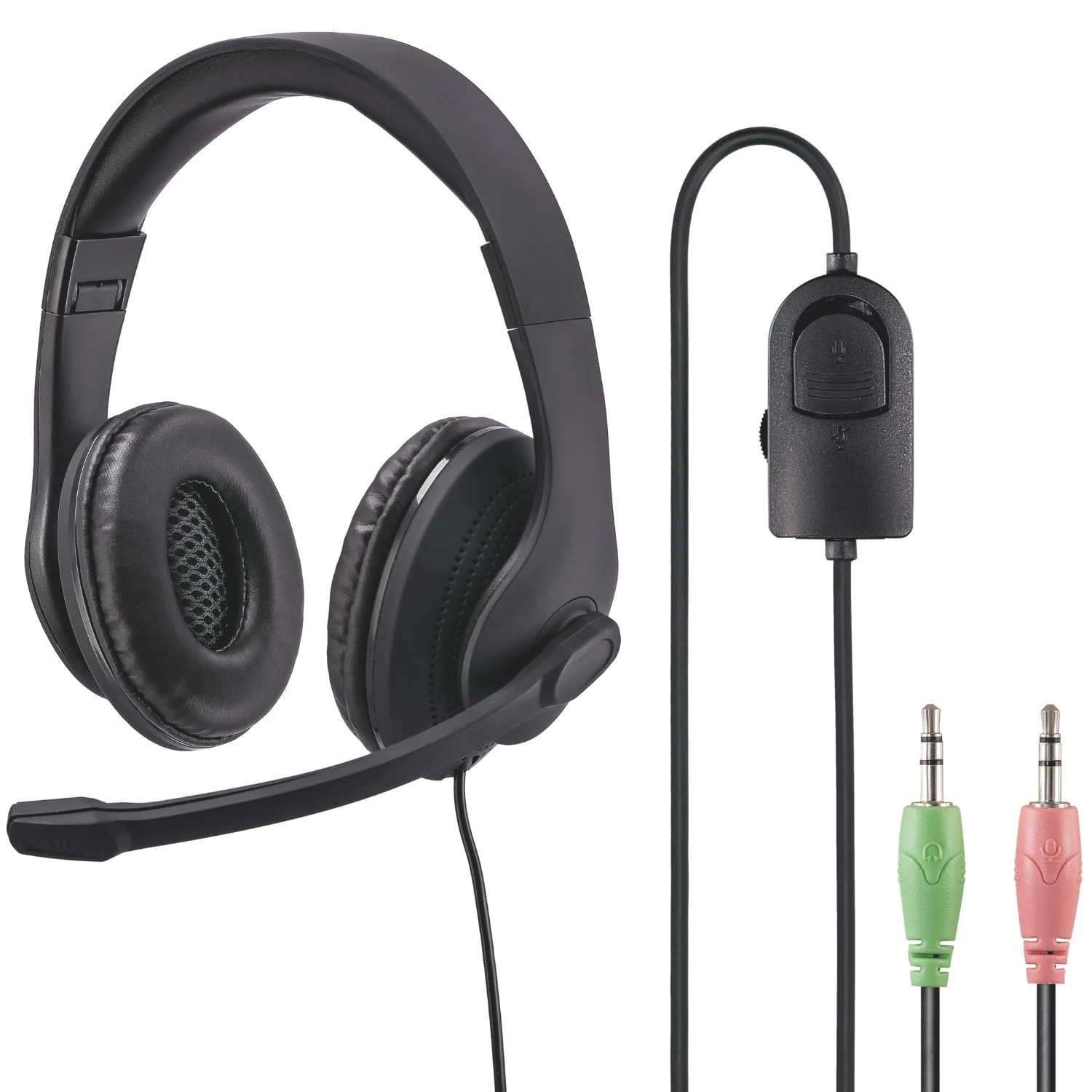 PC Office Headset HS-P200 Stereo Schwarz