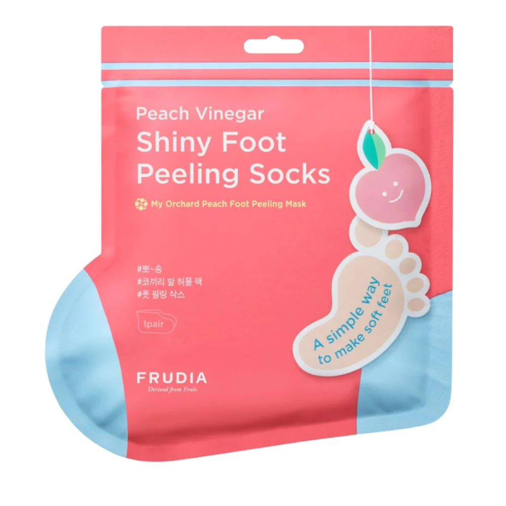 Peach Vinegar Shiny Foot Peeling Socks - 40 g