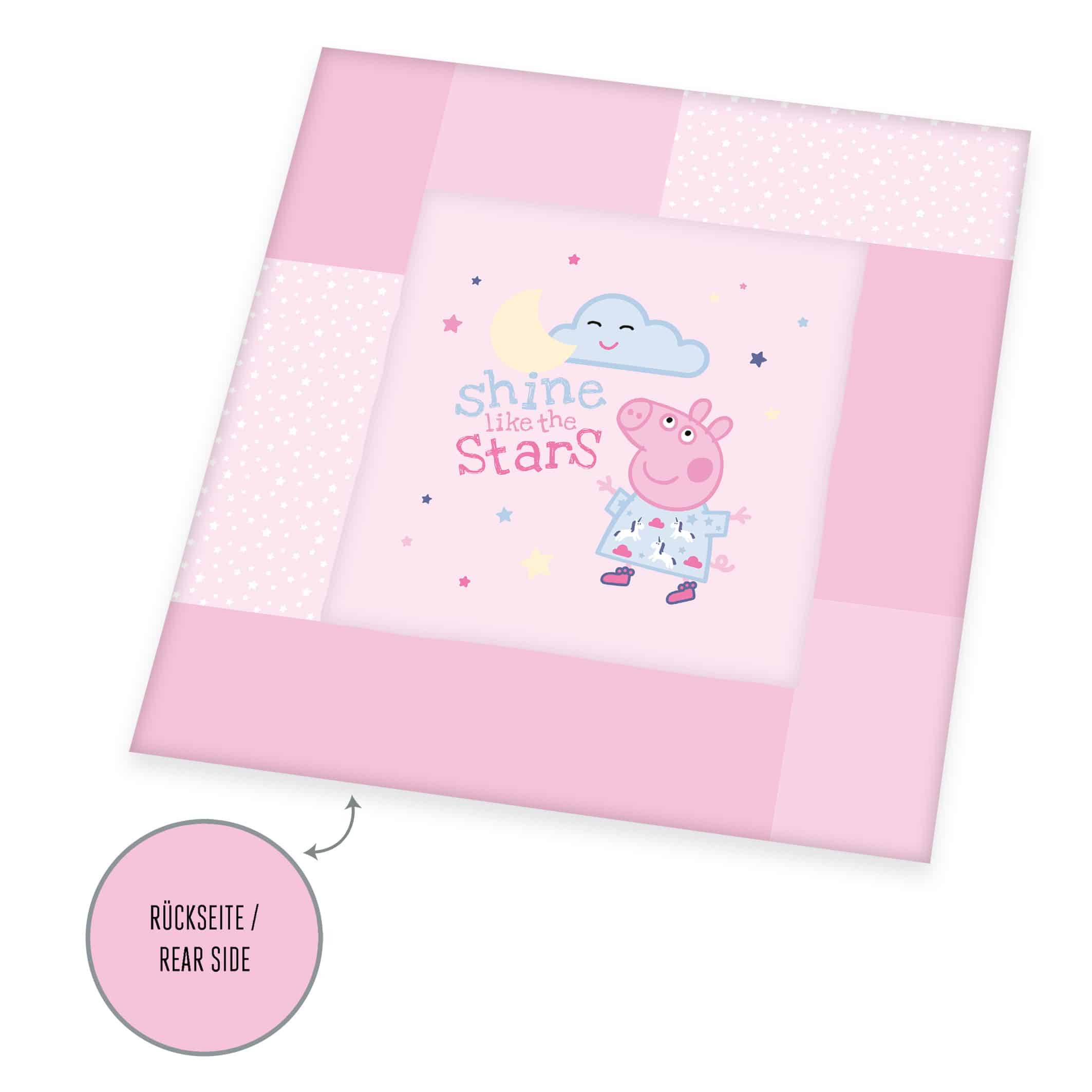 Peppa Wutz Krabbeldecke - Stars