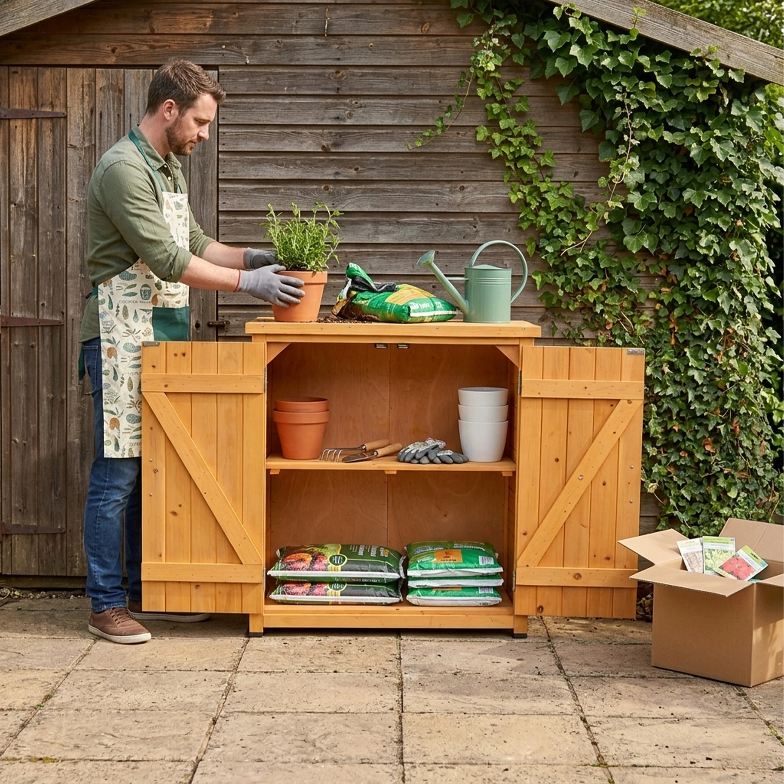 Pflanztisch mit Unterschrank - Image 8