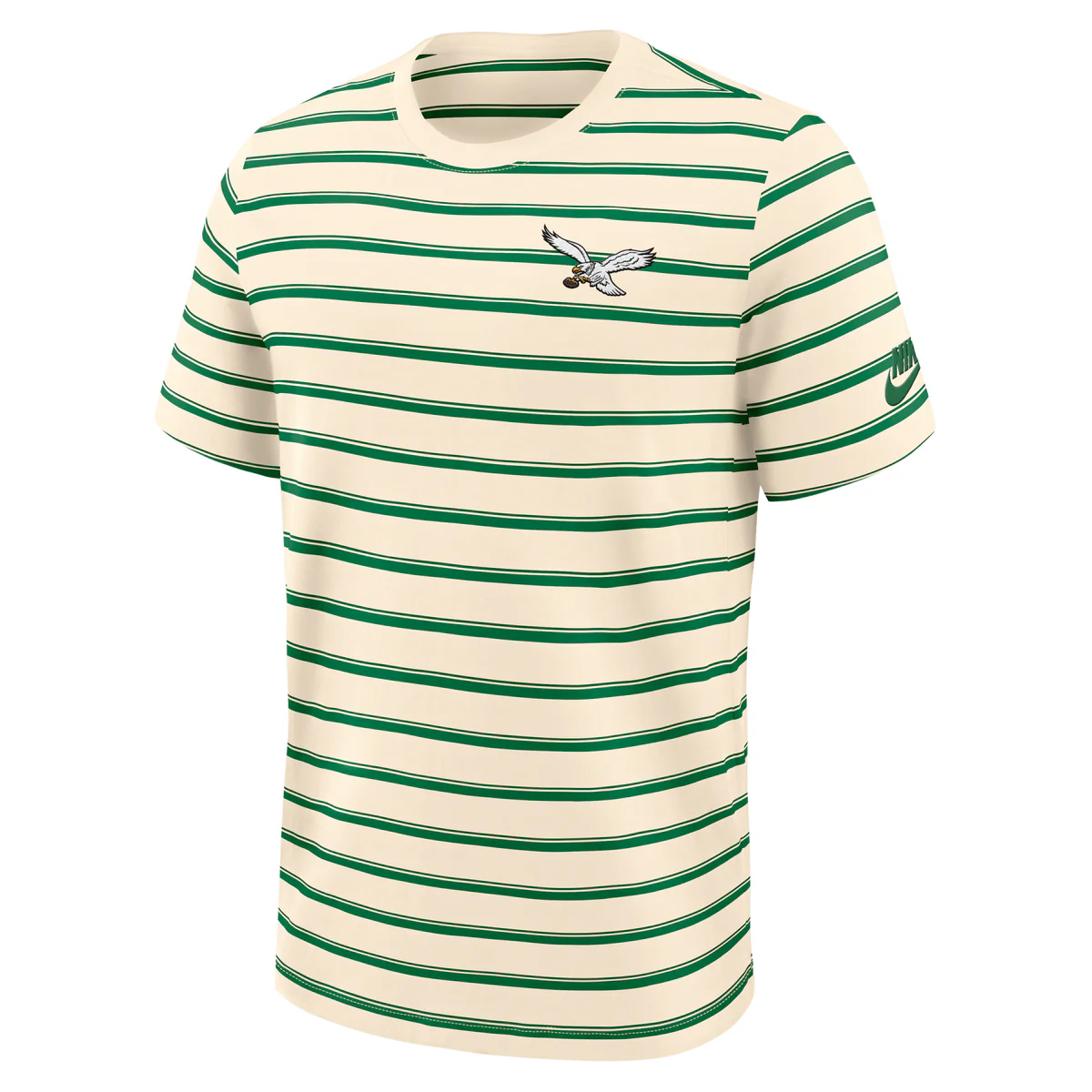 Philadelphia Eagles Nike Rewind Club Striped Tee NFL - Image 8