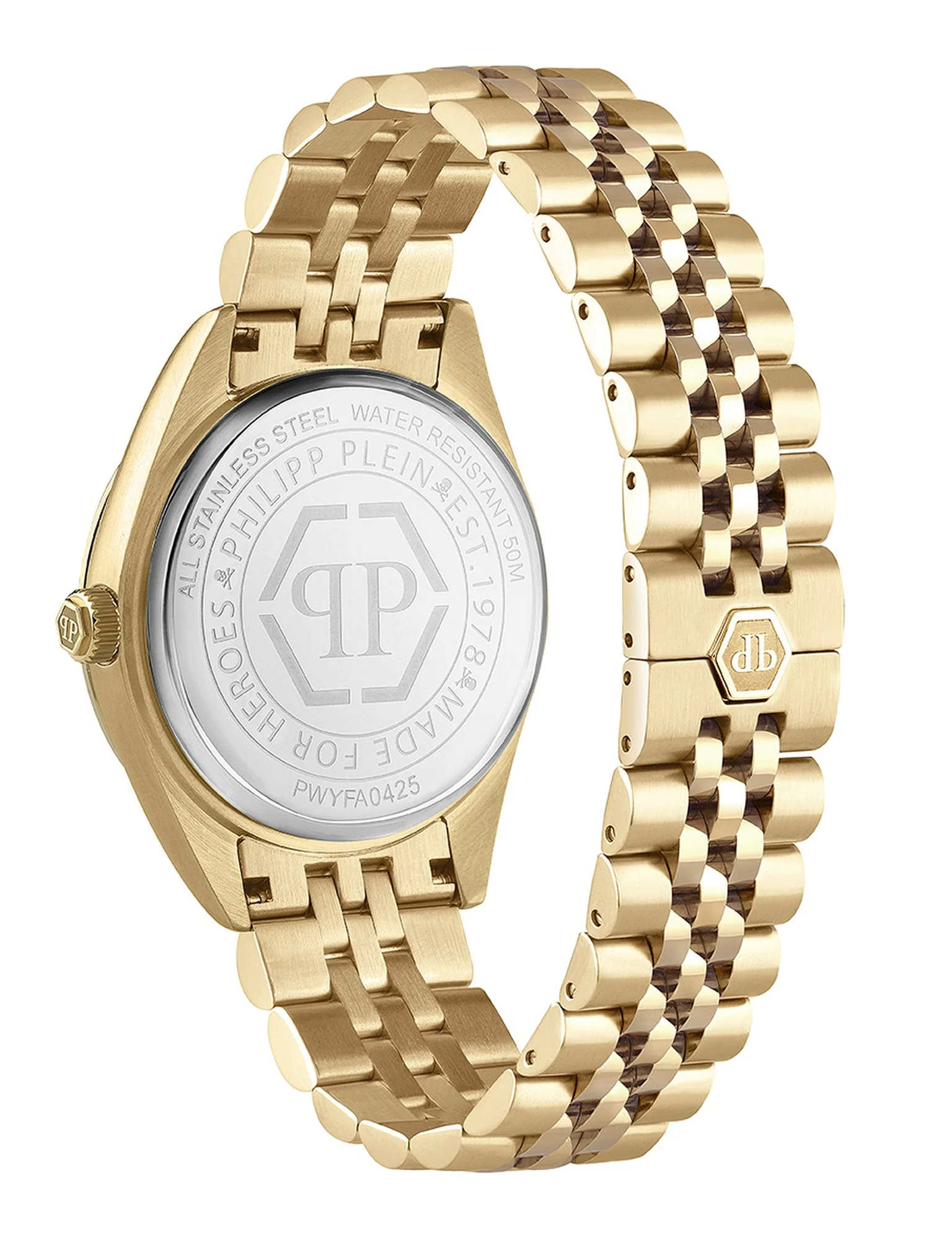 Philipp Plein Damen Uhr Analog Quarz DATE SUPERLATIVE PWYFA0425 Edelstahl - Image 2