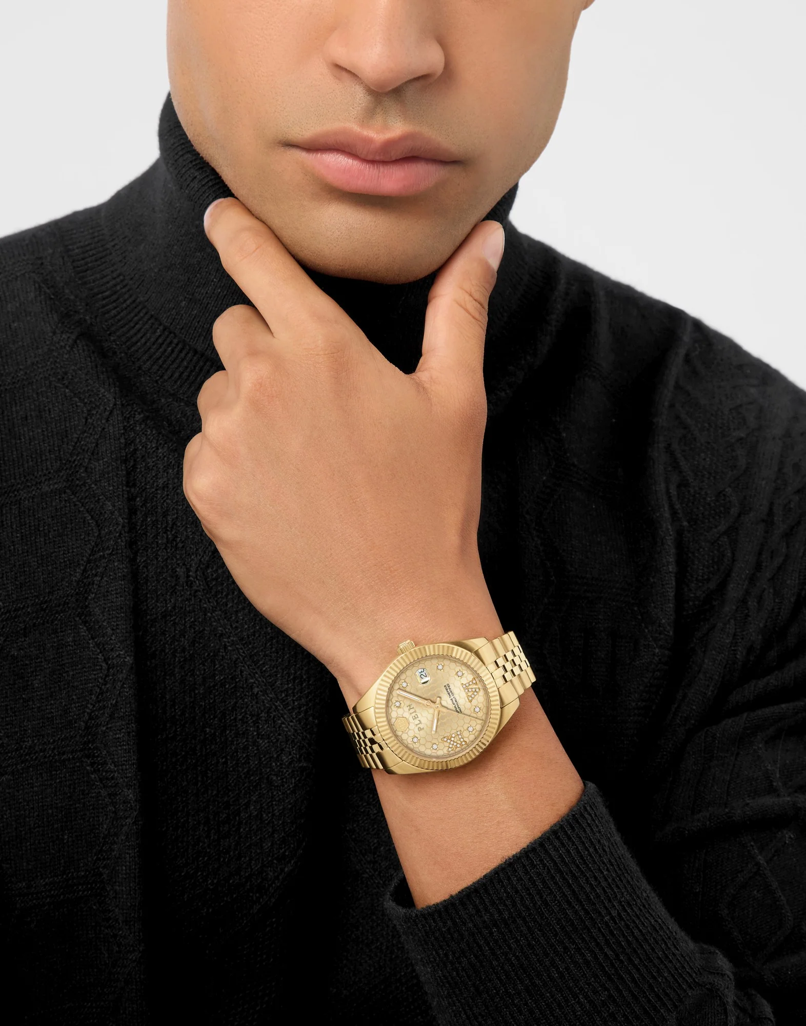 Philipp Plein Damen Uhr Analog Quarz DATE SUPERLATIVE PWYFA0425 Edelstahl - Image 4