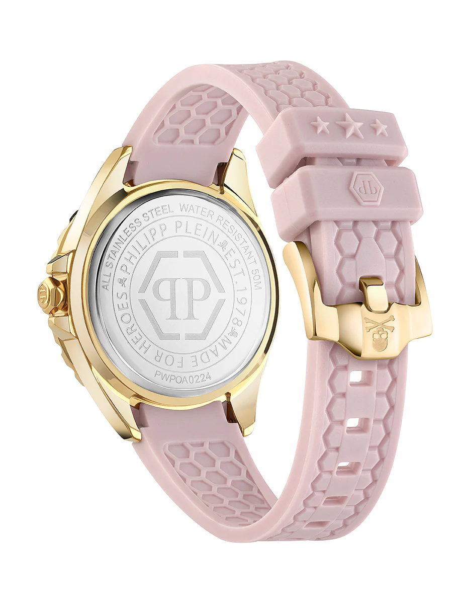 Philipp Plein Damen Uhr Analog Quarz Edelstahl PLEIN HEAVEN PWPOA0224 Silikon - Image 3