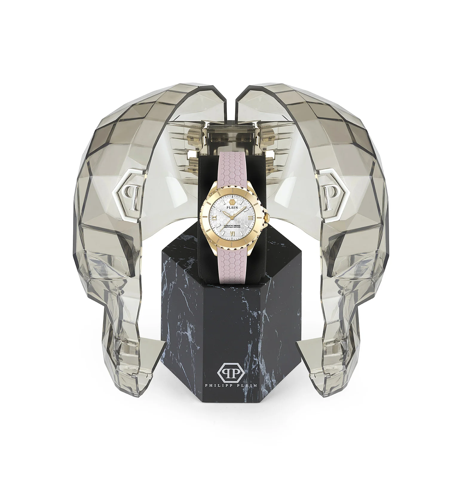 Philipp Plein Damen Uhr Analog Quarz Edelstahl PLEIN HEAVEN PWPOA0224 Silikon - Image 4