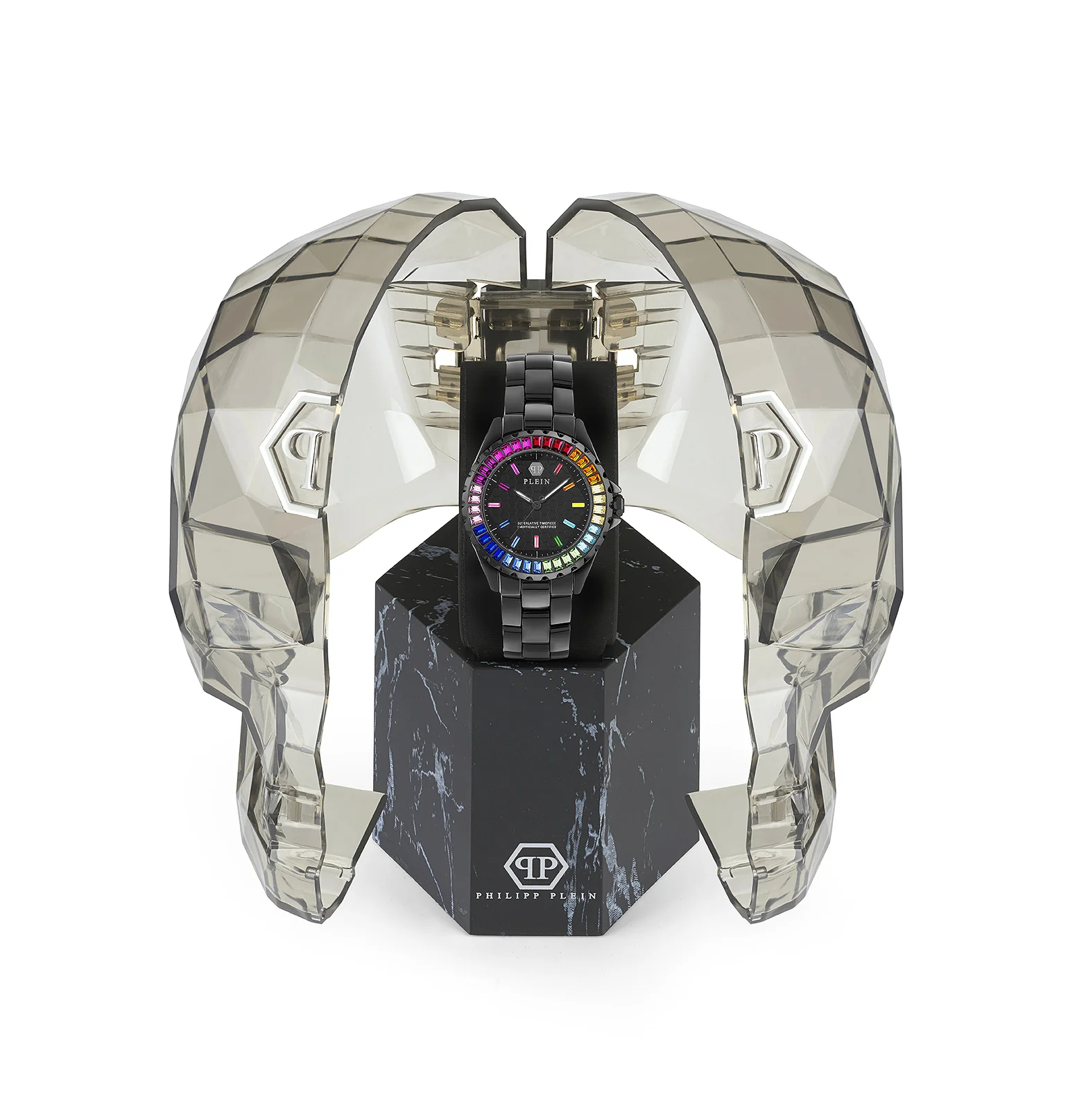 Philipp Plein Damen Uhr Analog Quarz Keramik PLEIN HEAVEN PWPPA0424 - Image 4