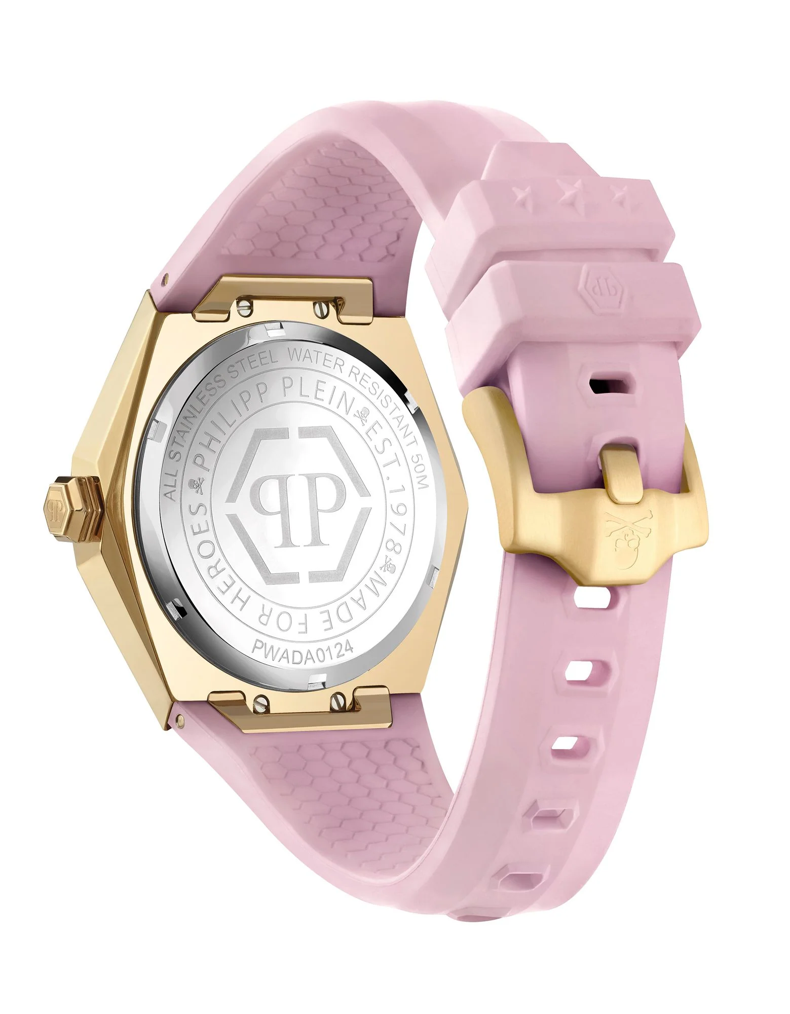 Philipp Plein Damen Uhr Analog Quarz $KULL SPIKES LADY PWADA0124 Silikon - Image 2
