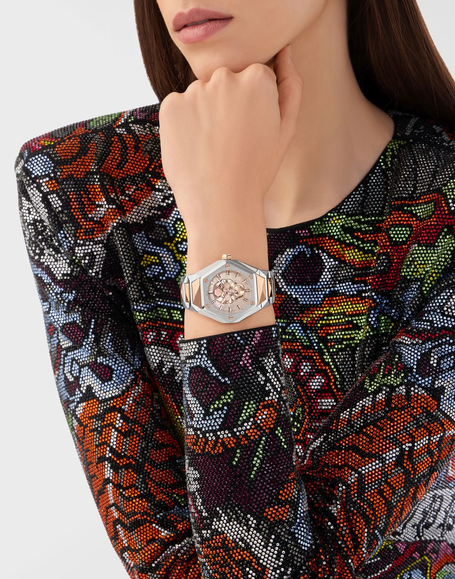 Philipp Plein Damen Uhr Analog Quarz $KULL SPIKES LADY PWADA0624 Edelstahl - Image 4