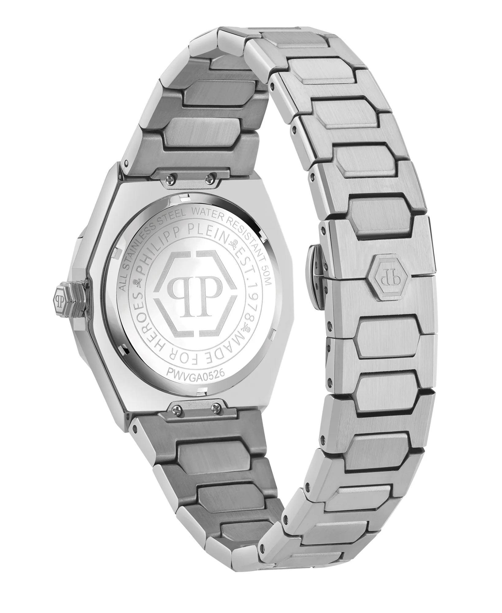 Philipp Plein Damen Uhr Analog Quarz PLEIN DELUXE LADY PWVGA0626 Edelstahl - Image 7